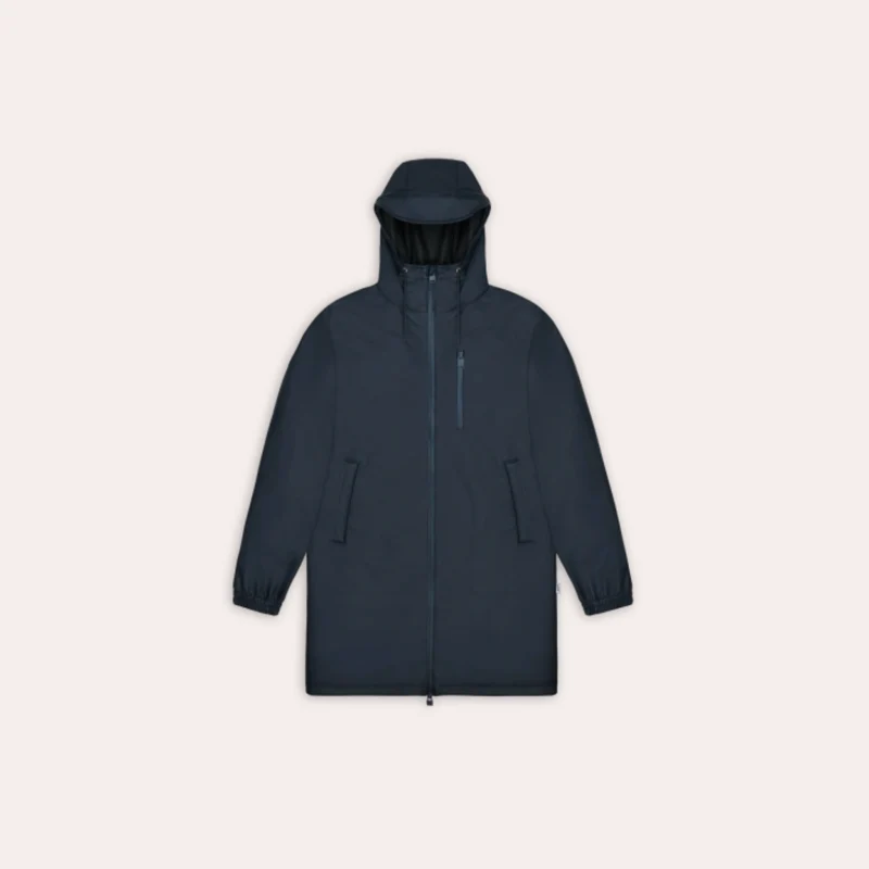 Imperméable long navy